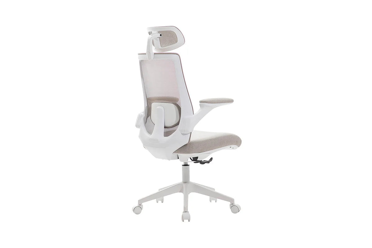 Zeke Natural Home Office Chair - rear