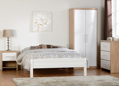 Amber White Bed W/Seville Furniture