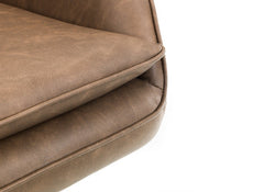 Bowery Faux Leather Chair - seat