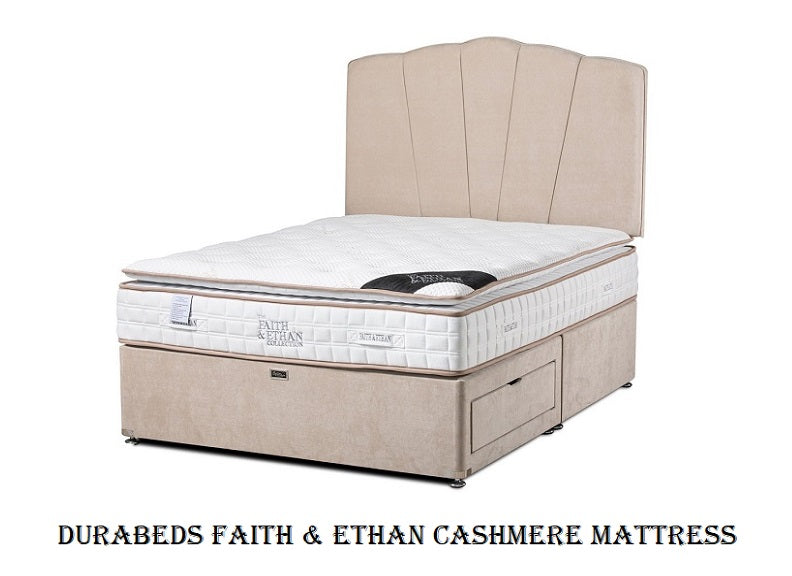 Durabeds Faith & Ethan Cashmere Mattress  W/Divan Base