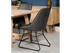 Cooper Grey Chair - room