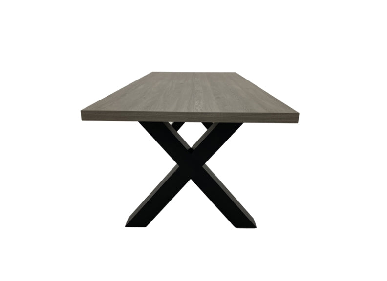 Dallas Large Grey Table - side