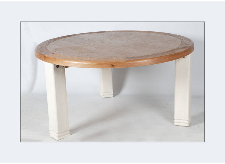 Danube White Round Dining Table