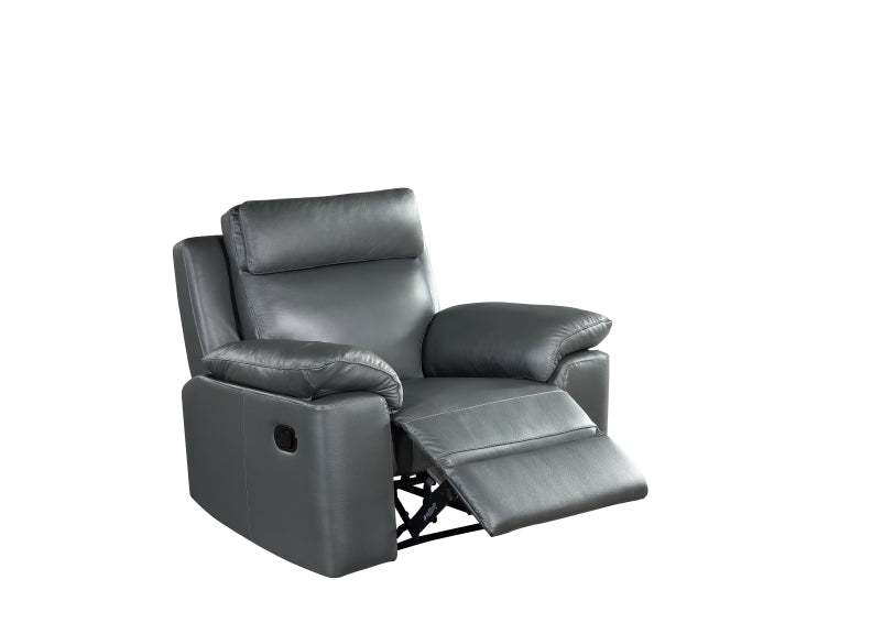 Enzo Grey Reclining Armchair - 1