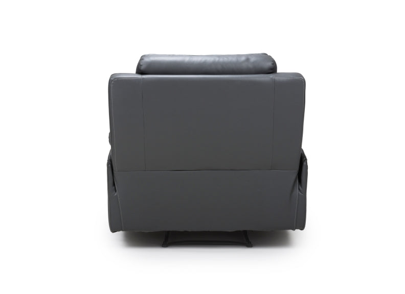 Enzo Half Leather Reclining Armchairs
