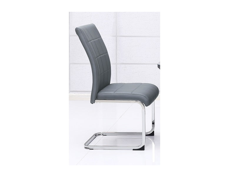 Edel Grey PU Chair