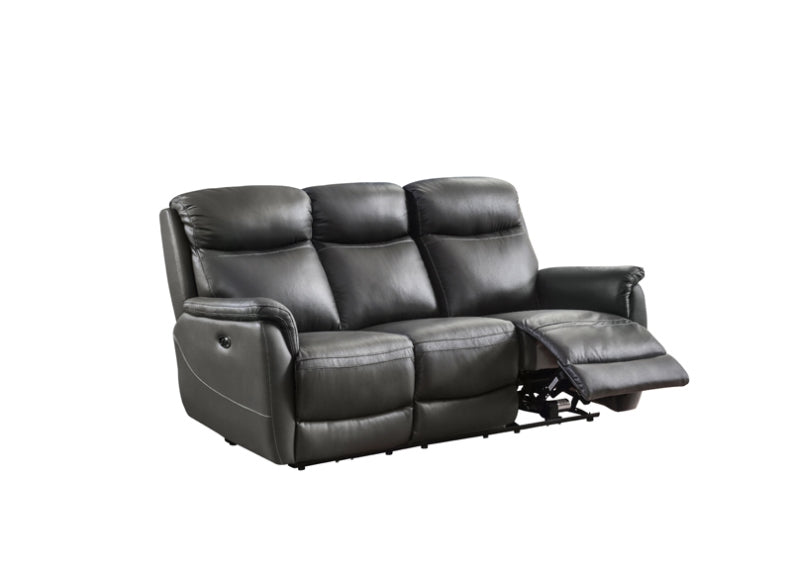 Kent Grey Three Seat Sofa - 1