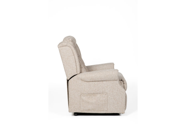 Milton Lift & Recline Sand Chair - side
