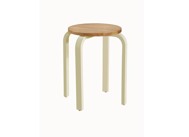 Olive Stool Two Solid Seat Olive Stools – Larry O'Keeffe Furniture
