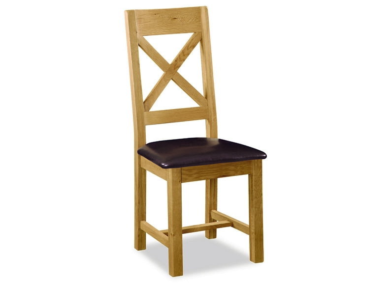 Salisbury X-Back Chair W/PU Seat