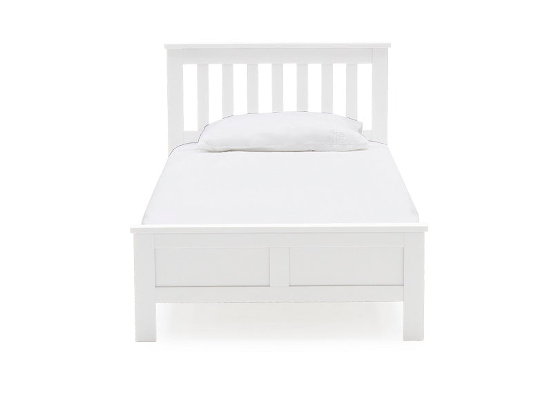 Willlow White Bed - front