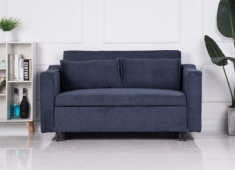 Aspen Denim Sofa Bed -1