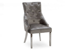 Belvedere Pewter Chair