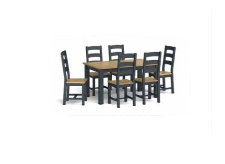 Chichester Charcoal 1.5 m Dining Set