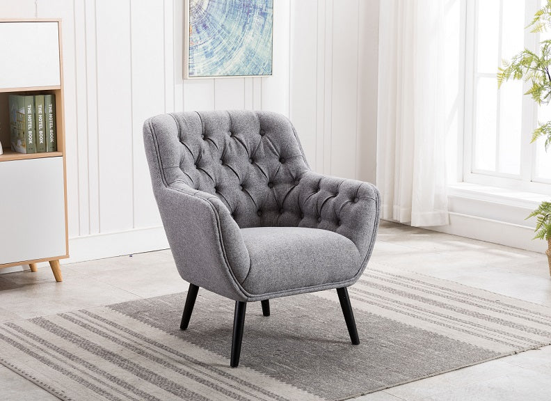 Cyrus Occasional Fabric Chair - front