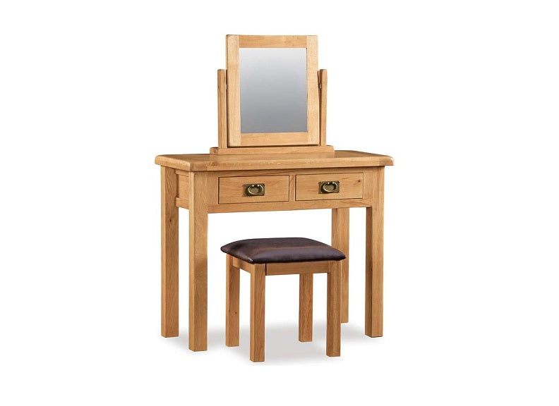 Salisbury Dressing Table, Stool & Single Mirror