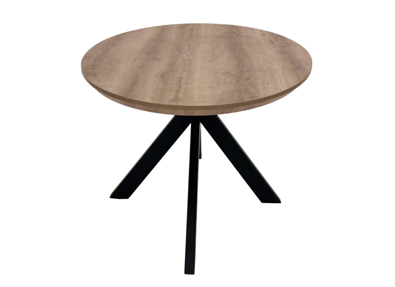 Manhattan Small Oval Walnut Table