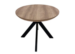 Manhattan Small Oval Walnut Table