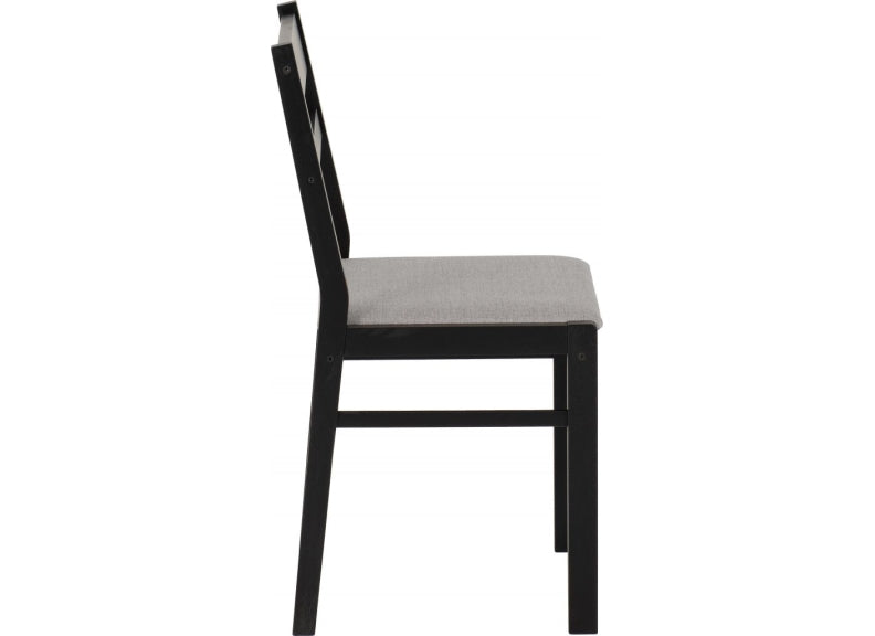 Radley Dining Chair W/Steel Fabric Seat - side